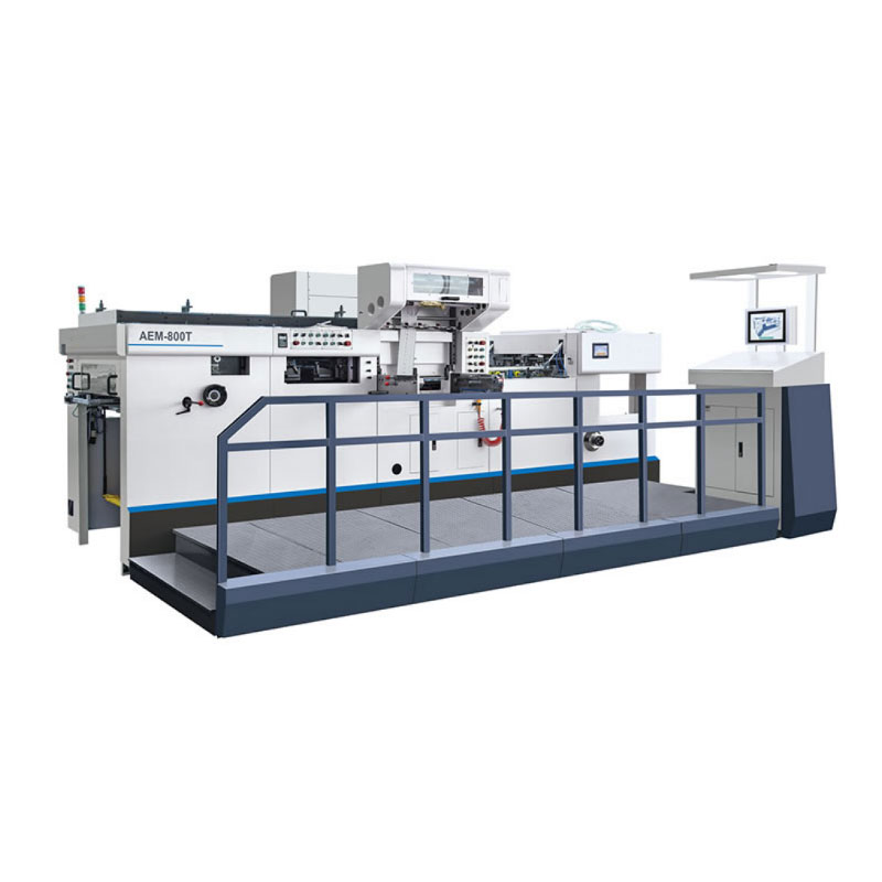 Máquina automática de estampado en caliente y corte de troquel