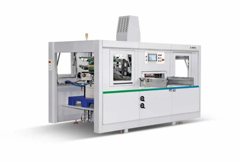 Máquina troqueladora y estampado en caliente